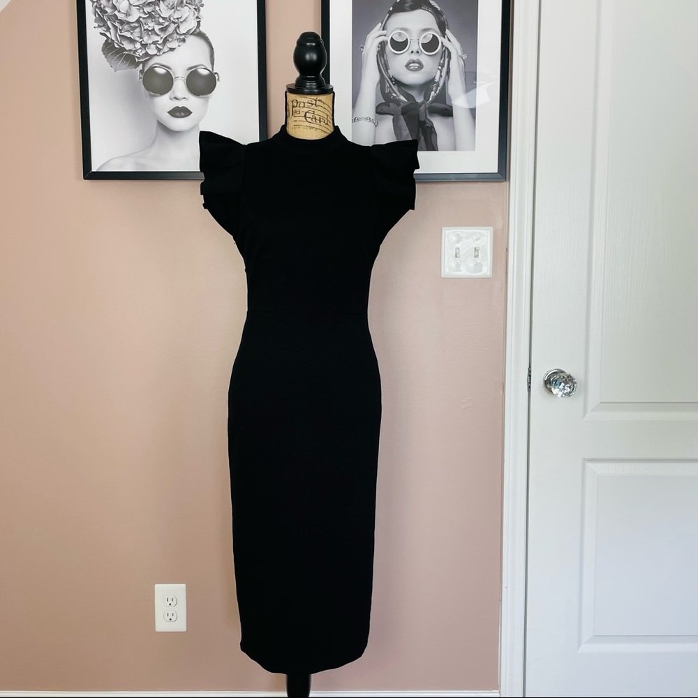 Lulus black cocktail dress